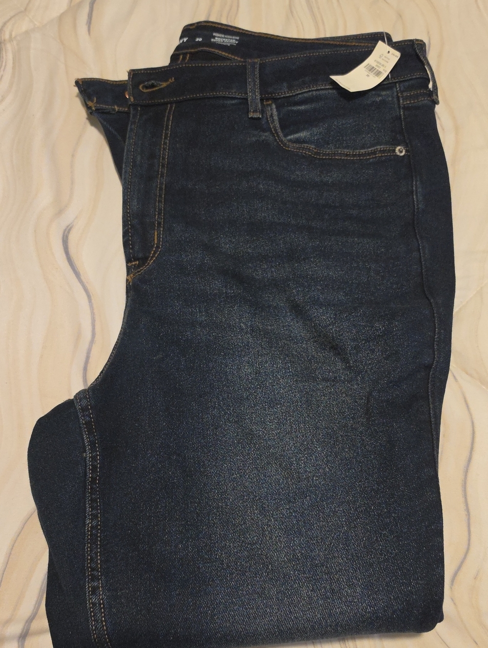 Old Navy Women's High-rise Rockstar Super Skinny Jeans in Dark Indigo